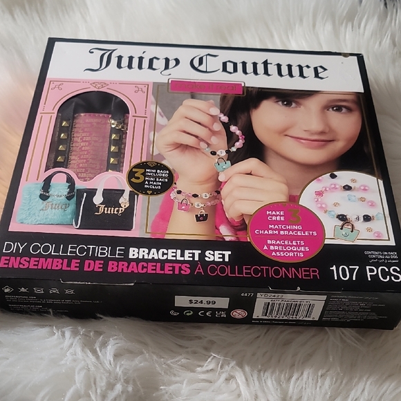 Juicy Couture Other - Juicy Couture Charm Bracelet Kit - Pink and Black